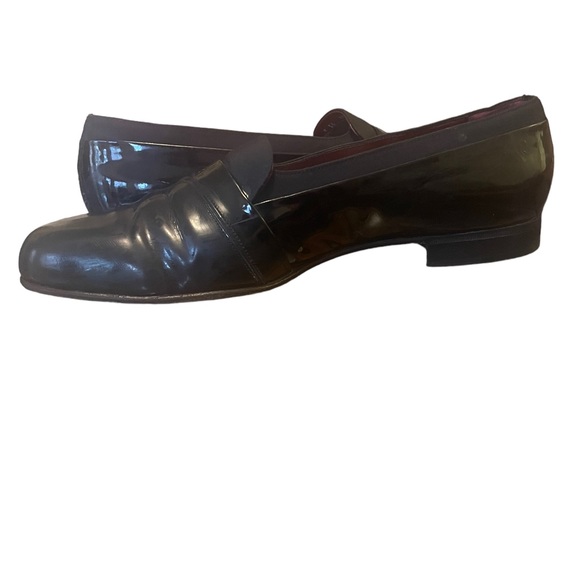 Bally Men's Made In Italy Banner Formal Tuxedo Loafers 12 - Picture 4 of 10